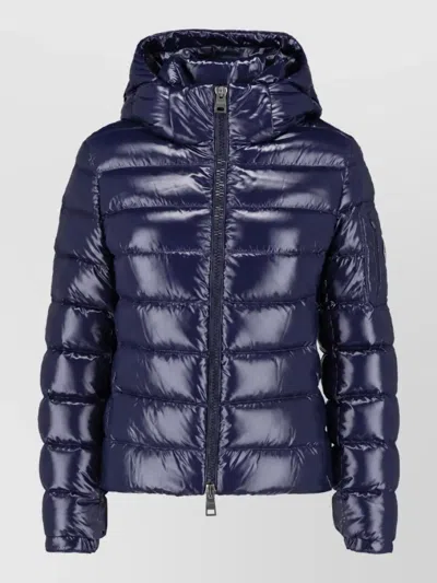 Herno Parka Coat In Blue