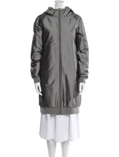 Pre-owned Herno Parka In Gray