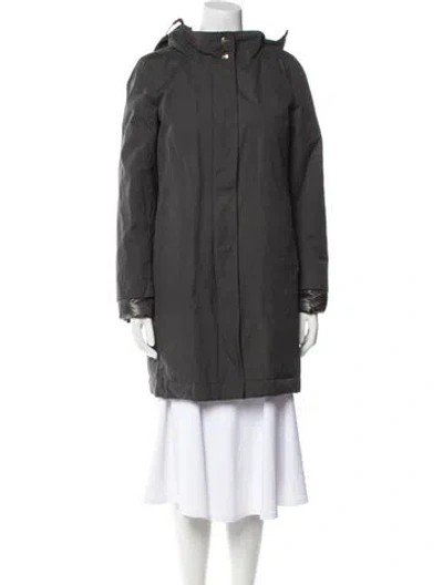 Pre-owned Herno Parka In Gray