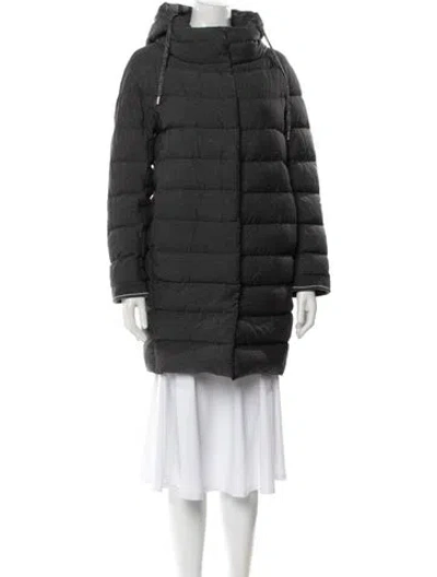 Pre-owned Herno Parka In Gray