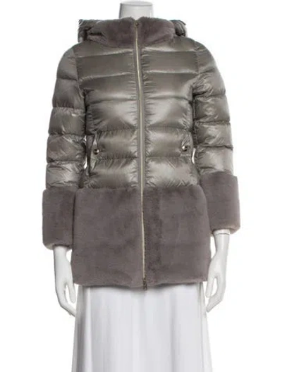 Pre-owned Herno Parka In Gray