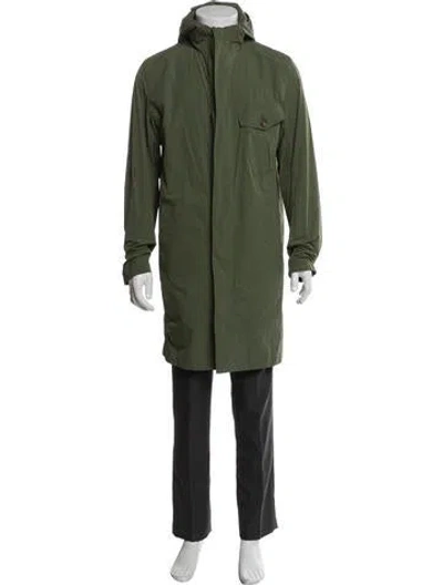 Pre-owned Herno Parka In Green