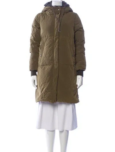 Pre-owned Herno Parka In Green
