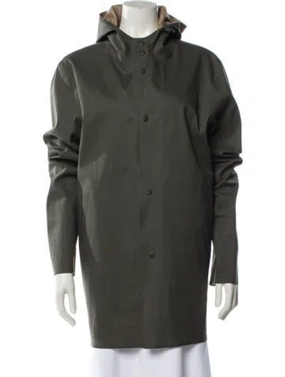 Pre-owned Herno Parka In Green