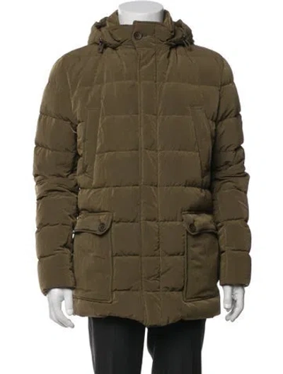 Pre-owned Herno Parka In Green