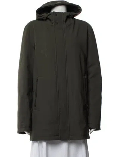 Pre-owned Herno Parka In Green