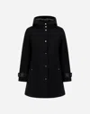 Herno Parka In 2-layer Scuba In Black