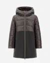 Herno Kids' Parka In Ecowool And Nylon Ultralight In Iron