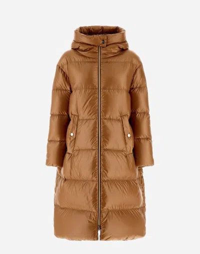 Herno Parka In Nylon Ultralight In Camel