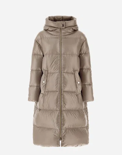 Herno Parka In Nylon Ultralight In Grey