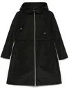 Herno Parka In New Techno Taffeta - Female Woman New Arrivals Black 46 In Black