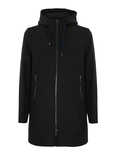 HERNO PARKA IN WOOL BLEND