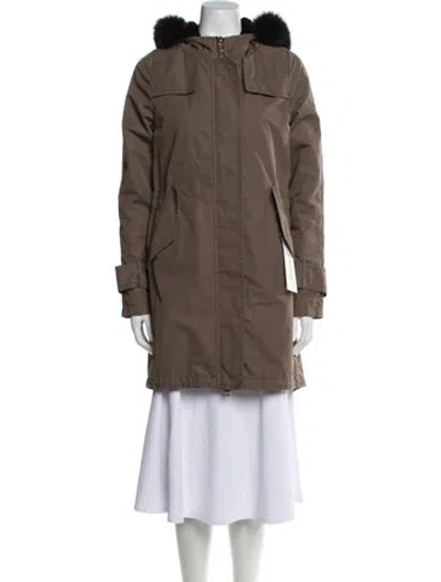 Pre-owned Herno Parka In Neutral