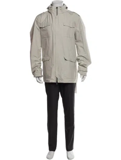 Pre-owned Herno Parka In Neutral