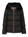 Herno Parka Padded Down Jacket Coats Black In Black