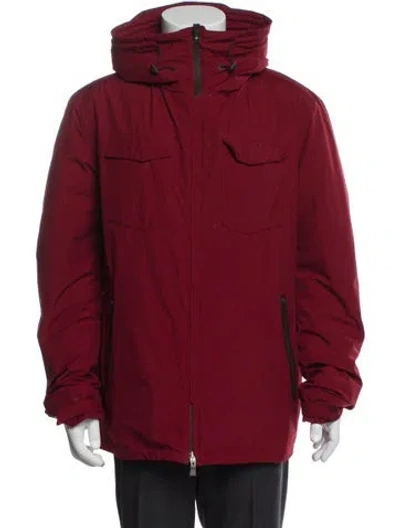 Pre-owned Herno Parka In Red