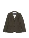 Herno Light Technical Blazer In Green