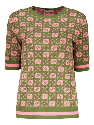 Herno Patterned-jacquard T-shirt