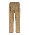 Herno Patterned Trousers In Nude