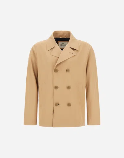HERNO PEA COAT IN DEAN