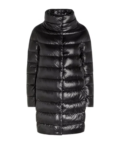 Herno Pearlescent Down Jacket In Black