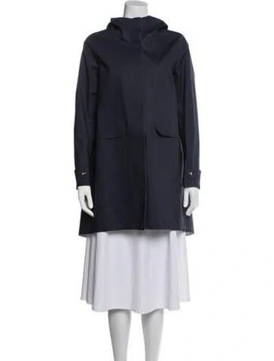 Pre-owned Herno Performance Coat In Blue
