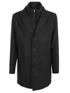 Herno Ca000200u.33436r-9394 Nero Grigio In Grey