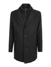 Herno Ca000200u.33436r-9394 Nero Grigio In Grey