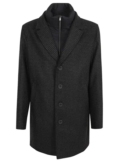 HERNO PIED DE POULE COAT