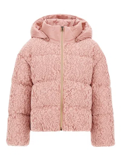 Herno 蕾丝填充夹克 In Pink