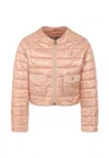 Herno Zip-up Bomber Jacket In Pink