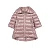 Herno Zippered Quilted Down Jacket In Pink