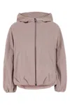 Herno Nylon Jacket With Hood And Elasticated Cuffs