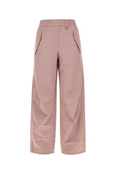 HERNO POWDER PINK NYLON PANT