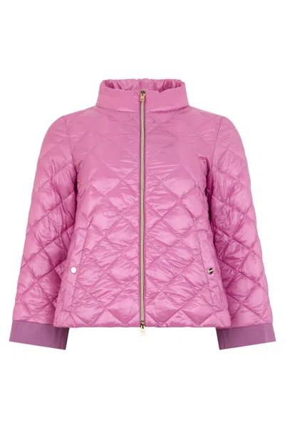 Herno Pink Puffer Jacket With Modern Elegant Design