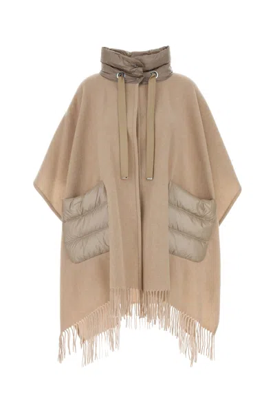 Herno Pink Wool Blend Cape