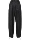 HERNO PINSTRIPED TROUSERS