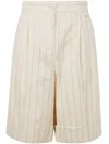 Herno Linen-cotton Shorts