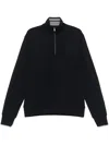 Herno Piqué Sweatshirt In 蓝色