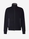 Herno Virgin Wool Zip-up Sweater In Long Neck