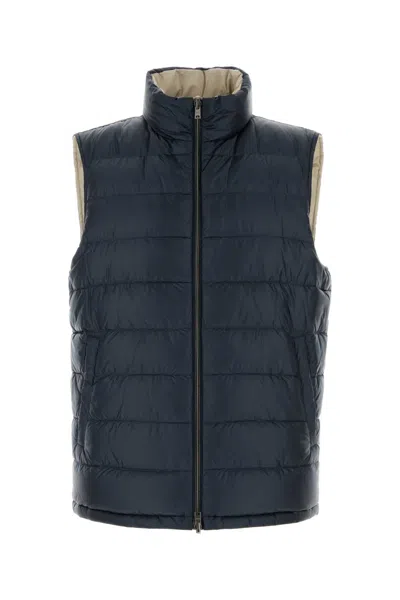 Herno Piumini Vest In Brown