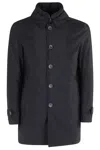 Herno Men Long Down Jacket With Buttons