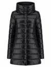 Herno Amelia Quilted High-neck Down Jacket In Black