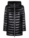 Herno A-shape Ultralight Jacket With Glossy Finish In Black