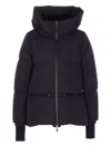 Herno Quilted Polyester Microfiber Jacket With Zip In Black
