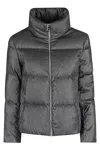 Herno Metallic-effect Quilted Jacket