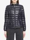 Herno Short Padded Down Jacket In Black
