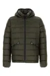 Herno Olive Green Nylon Down Jacket In Green