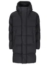 Herno Medium Parka Puffer Polyester Parka In Black