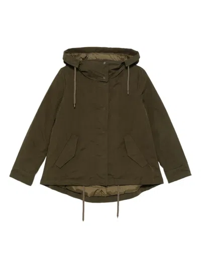 Herno Piumino Waxed Tech Cotton Hd In Brown